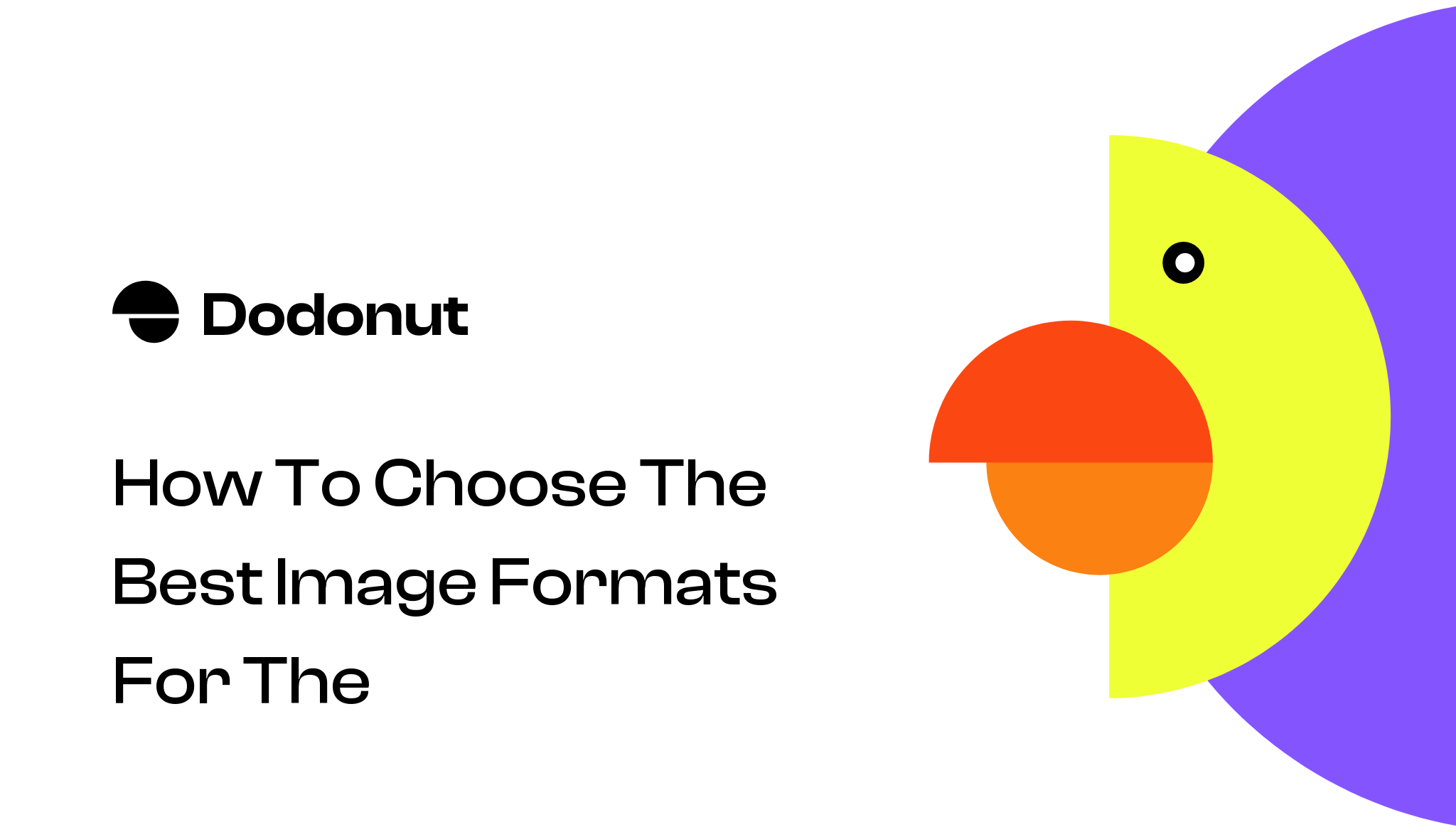 Ultimate Guide On The Best Image Formats For The  Dodonut